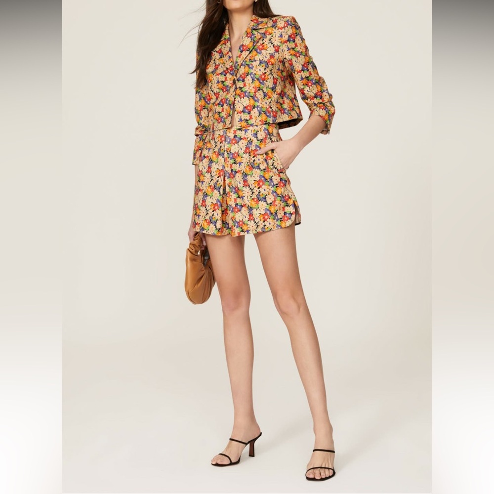Floral Tailored Shorts